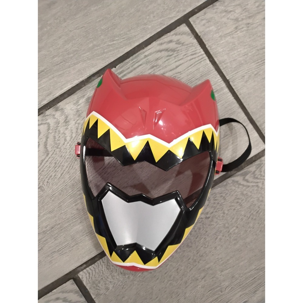 Power Rangers Dino Charge‎ Red Ranger Mask Red T-Rex Costume Accessory Plastic